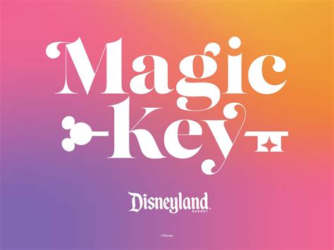 Disneylanf magic key magnwt
